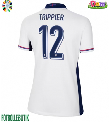 England Kieran Trippier #12 Hemmatröja Kvinnor EM 2024 Kortärmad